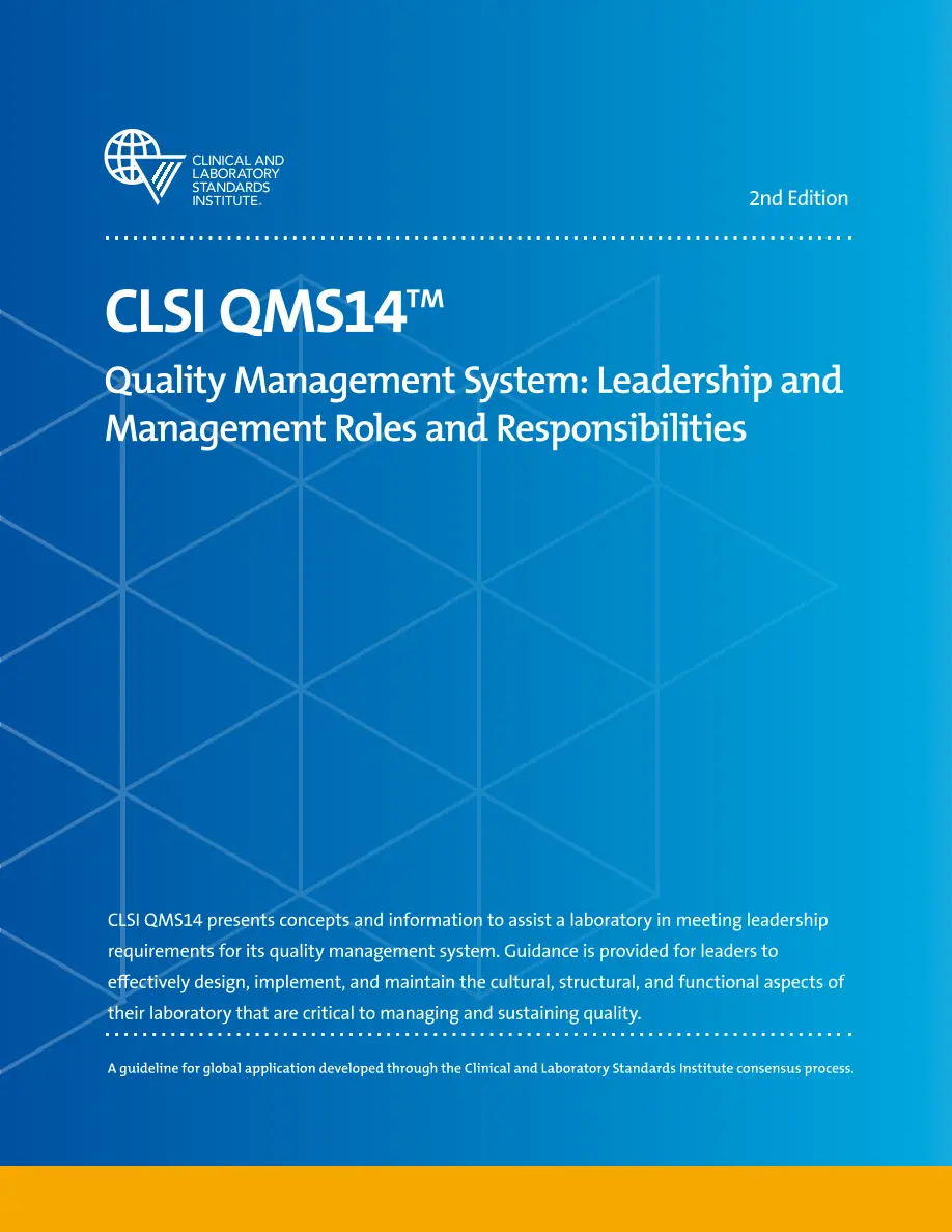 CLSI QMS14 CLSI QMS14 pdf