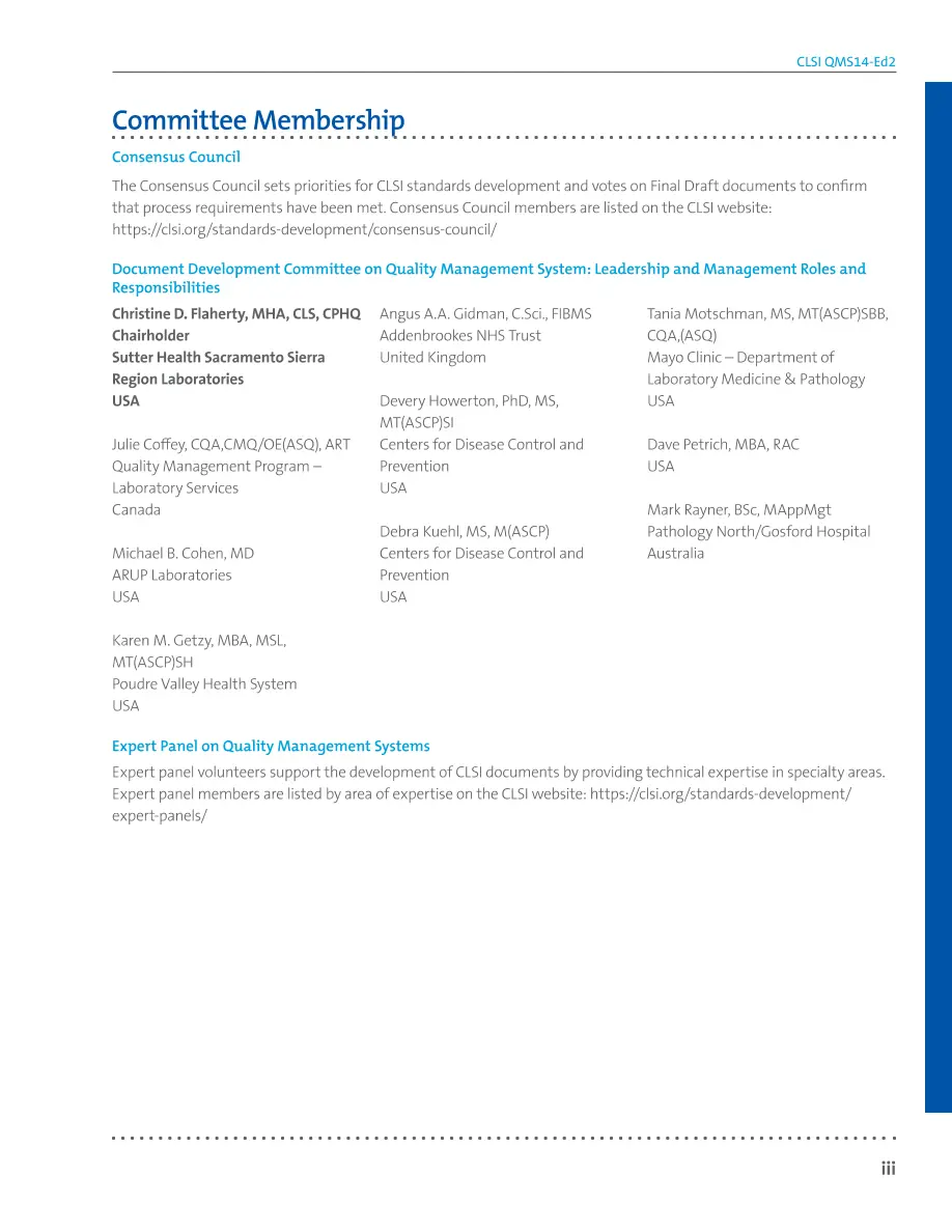 CLSI QMS14 CLSI QMS14 pdf