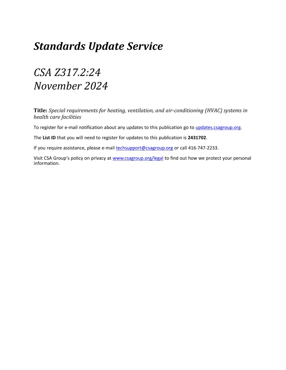 CSA Z317.2:24 CSA Z317.2:24 pdf