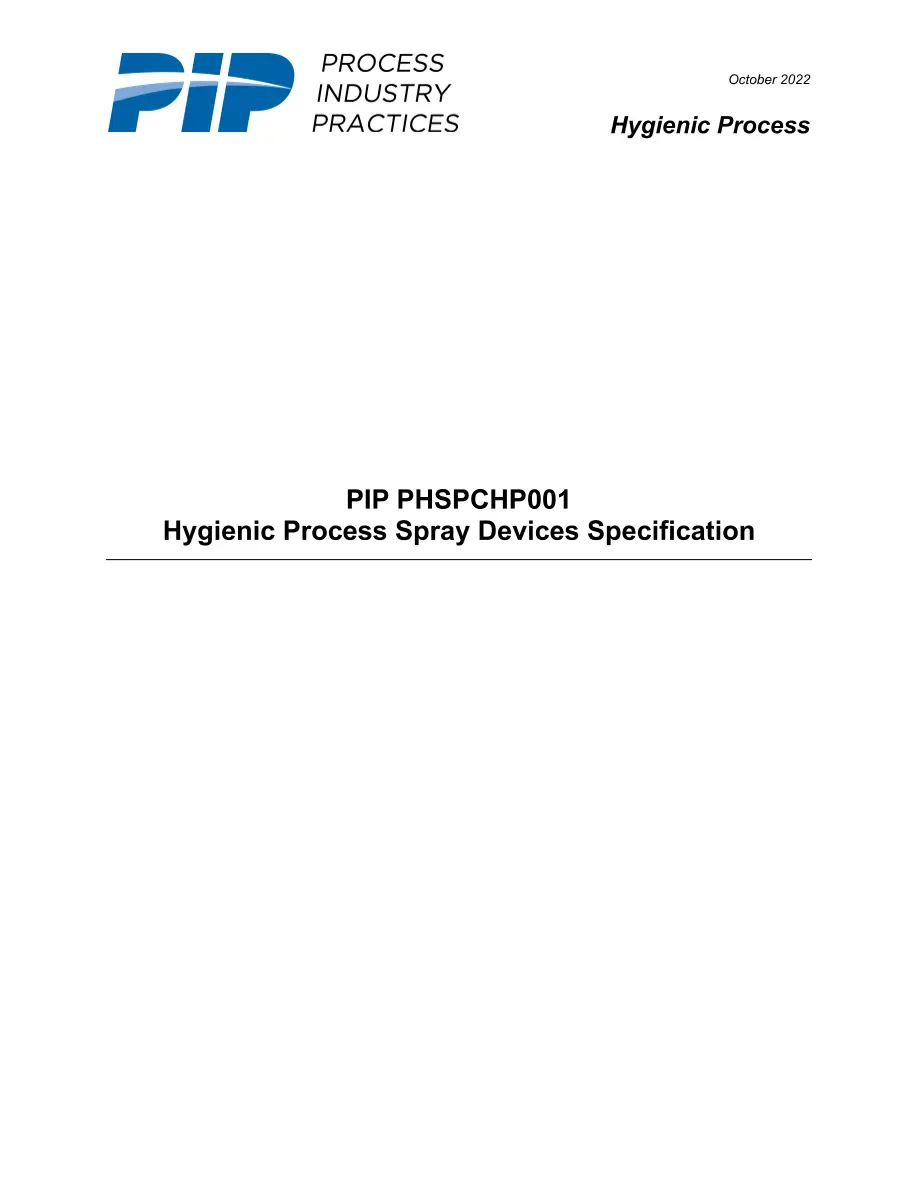 PIP PHSPCHP001 PIP PHSPCHP001 pdf