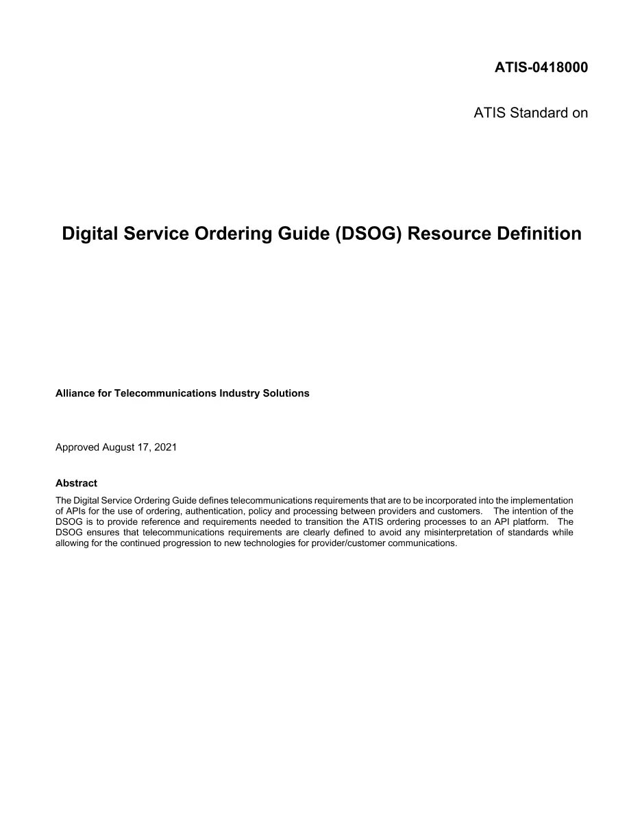 ATIS 0418000 pdf