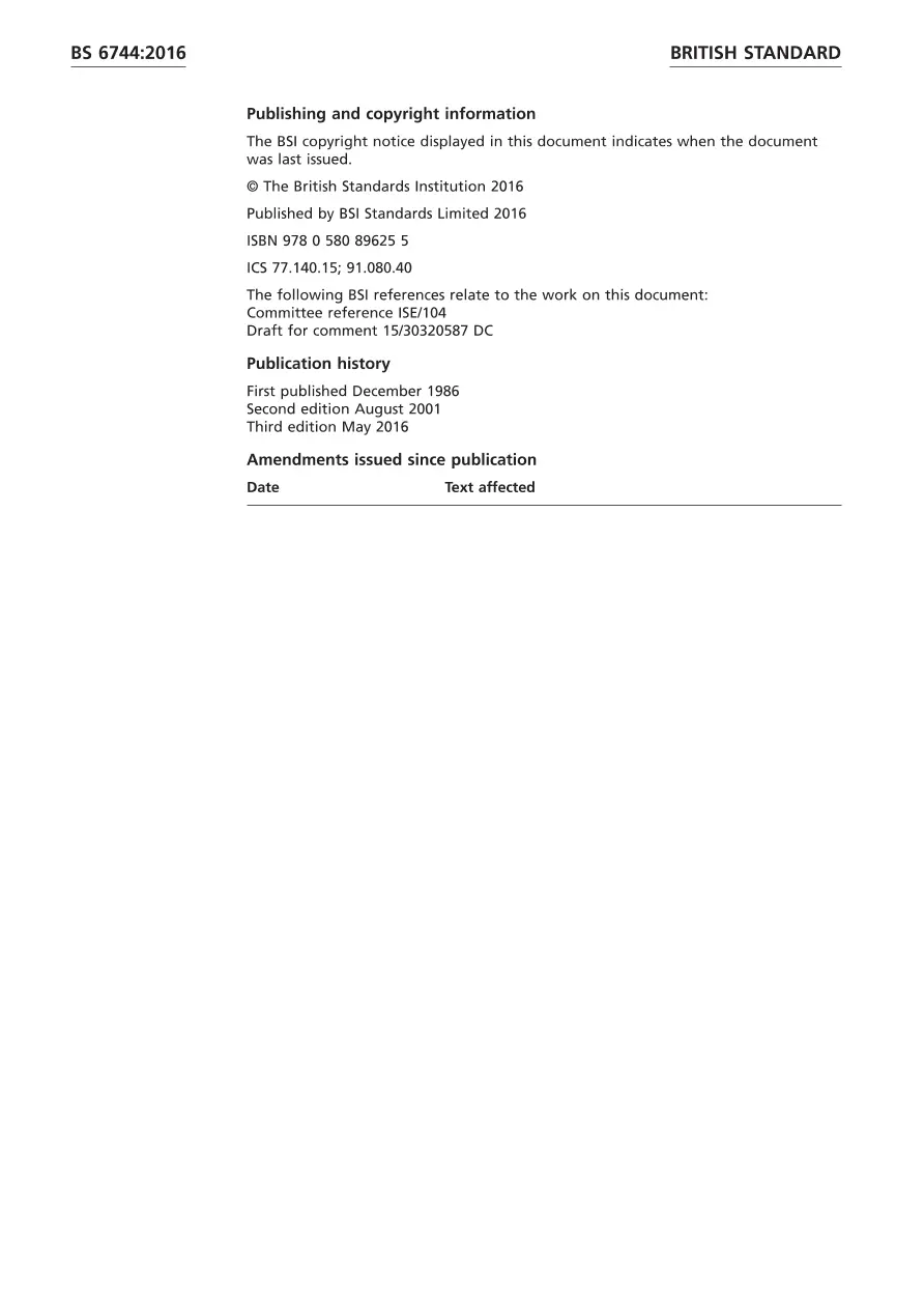 BS 6744:2016 BS 6744:2016 pdf
