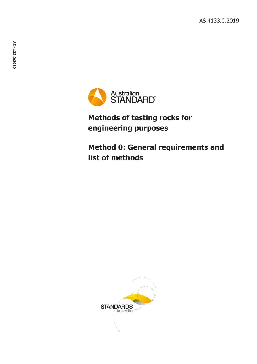 AS 4133.0:2019 AS 4133.0:2019 pdf