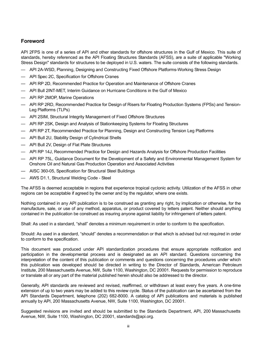 API RP 2FPS (R2020) API RP 2FPS (R2020) pdf