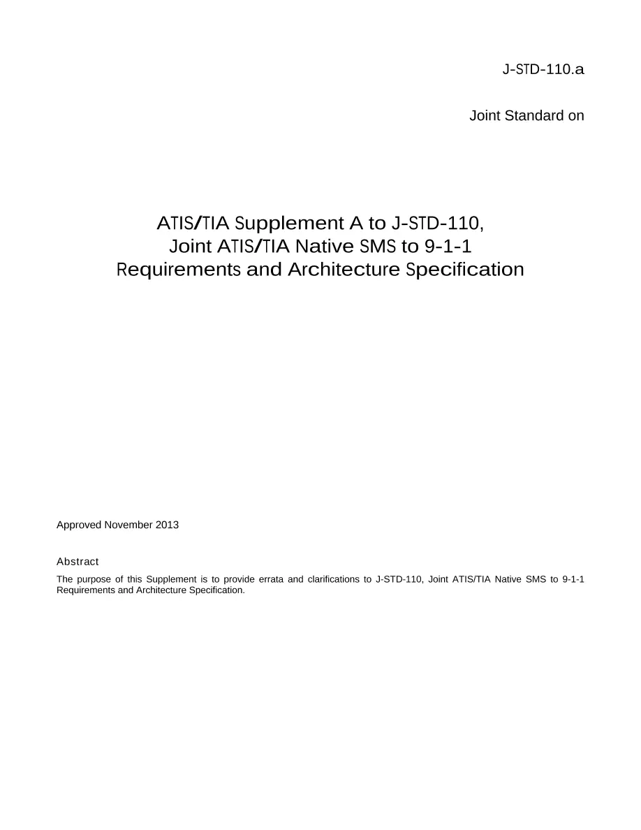 ATIS J-STD-110.a ATIS J-STD-110.a pdf