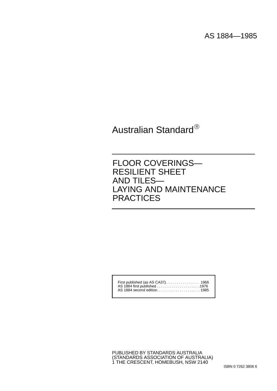 AS 1884-1985 AS 1884-1985 pdf