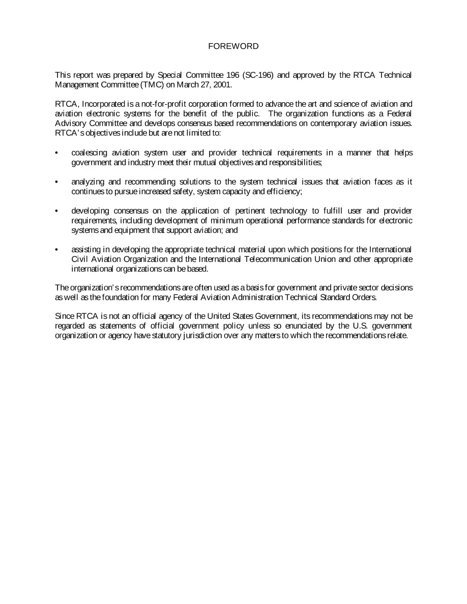 RTCA DO-268 pdf
