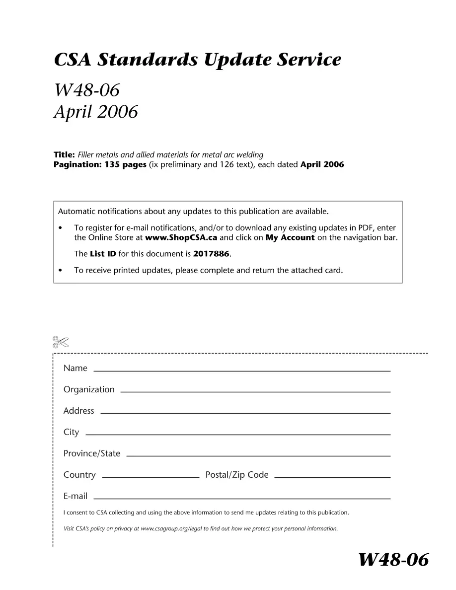 CSA W48-06 (R2011) CSA W48-06 (R2011) pdf