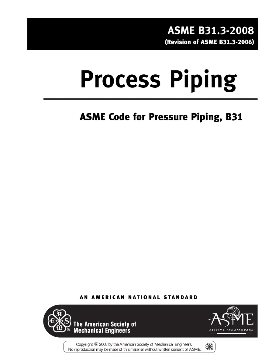 ASME B31.3-2008 ASME B31.3-2008 pdf
