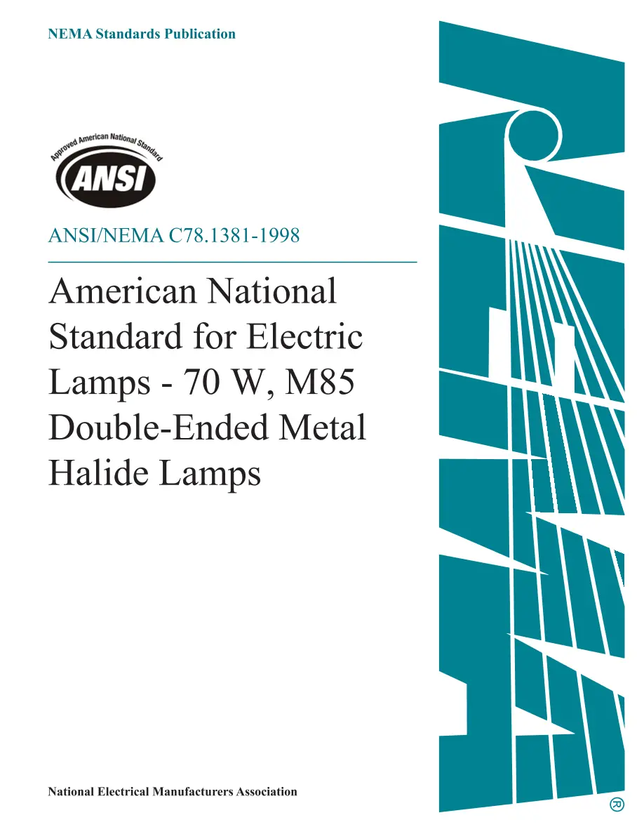 ANSI C78.1381-1998 ANSI C78.1381-1998 pdf