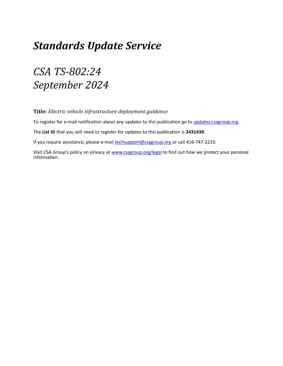 CSA TS-802:24 pdf