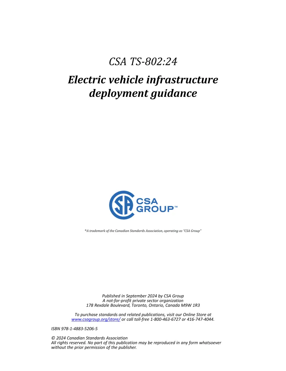 CSA TS-802:24 pdf