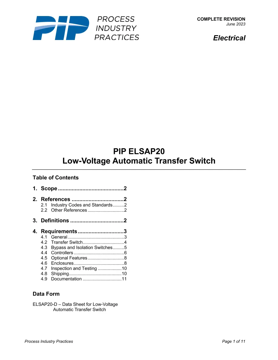 PIP ELSAP20 PIP ELSAP20 pdf