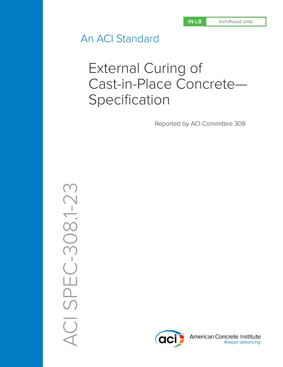 ACI SPEC-308.1-23 ACI SPEC-308.1-23 pdf