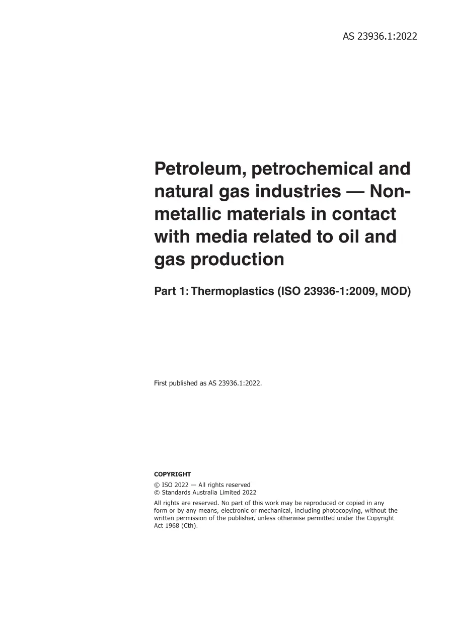 AS 23936.1:2022 AS 23936.1:2022 pdf