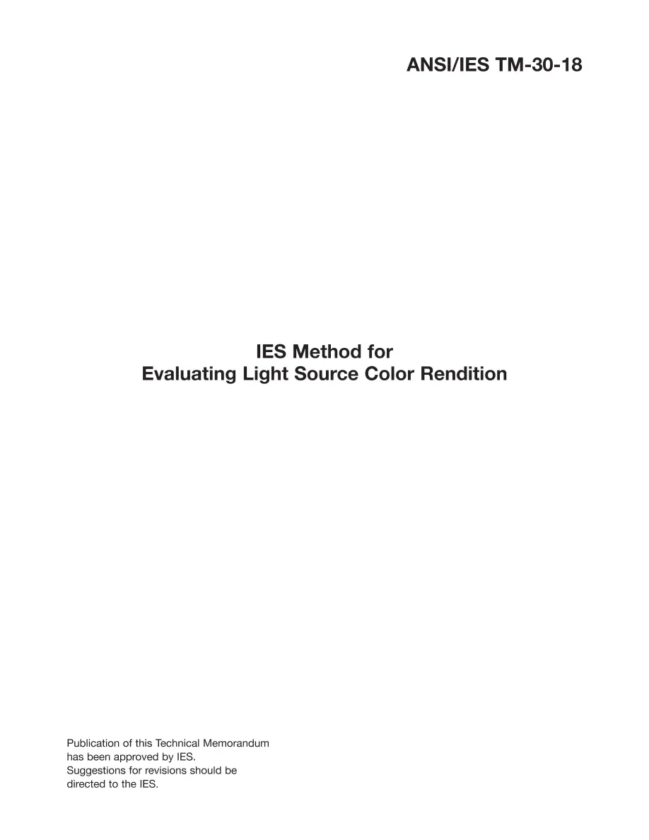 IES TM-30-18 IES TM-30-18 pdf