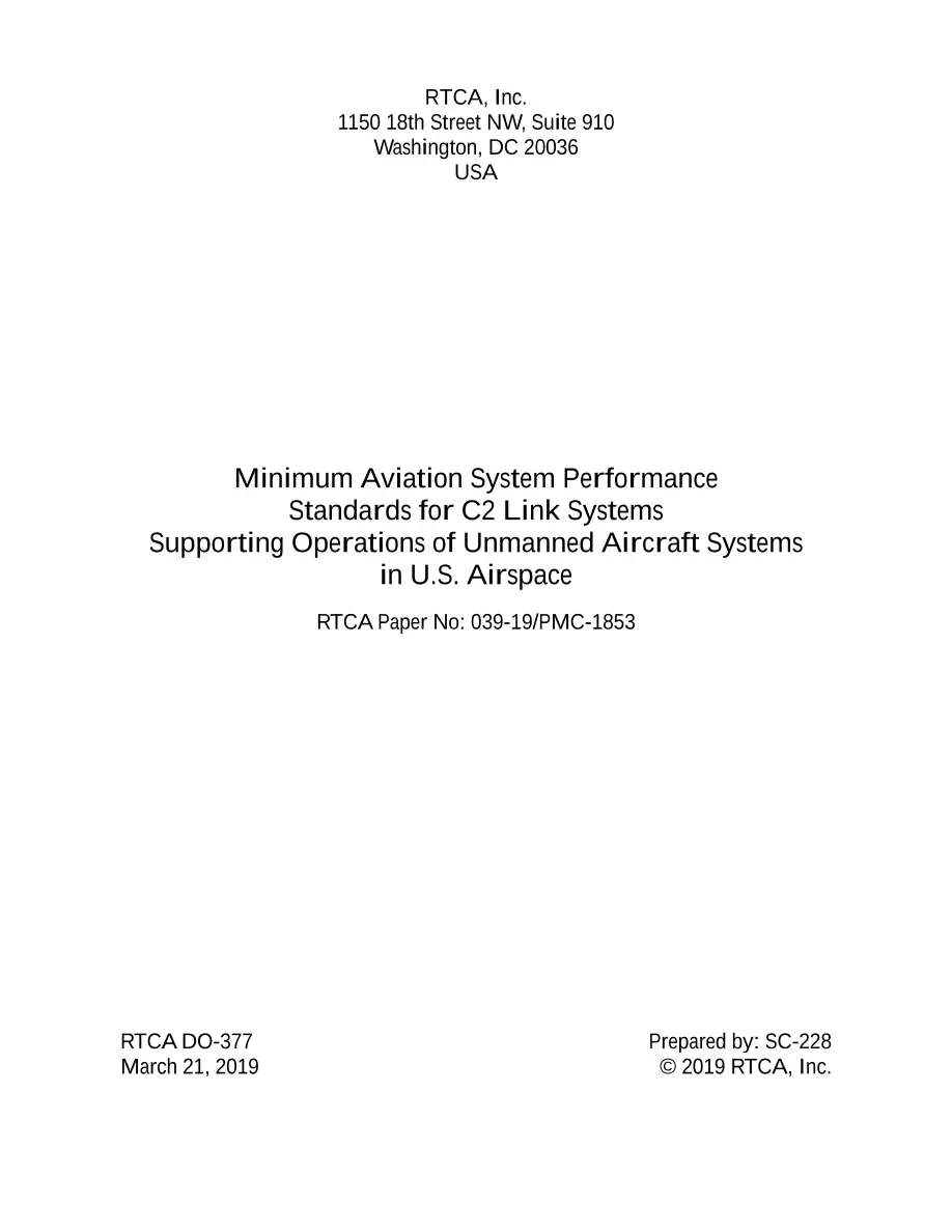 RTCA DO-377 pdf