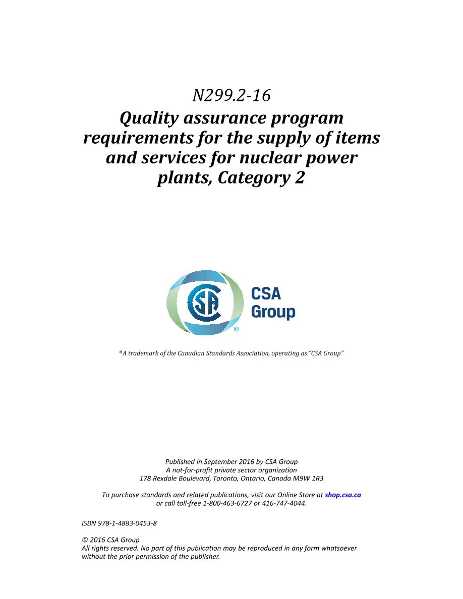 CSA N299.2-16 CSA N299.2-16 pdf