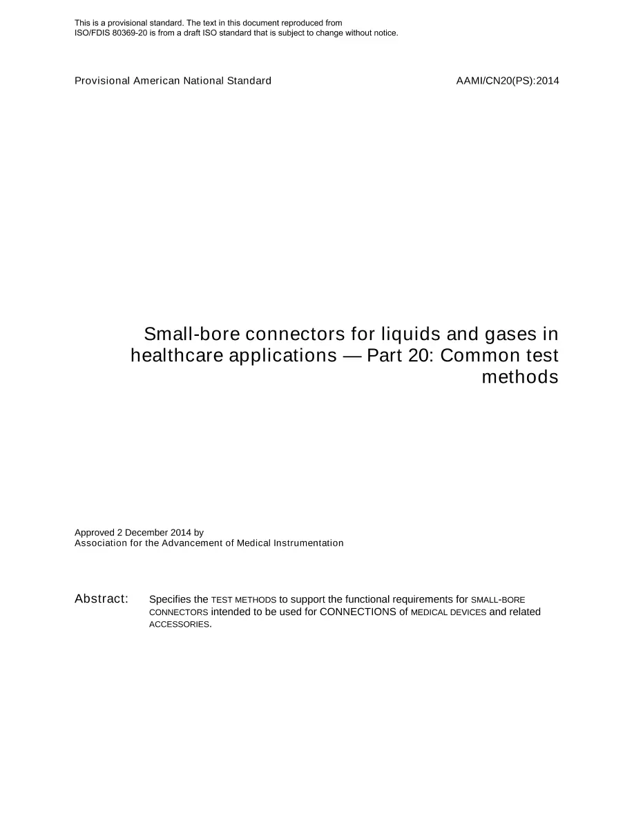 AAMI CN20:2014 pdf
