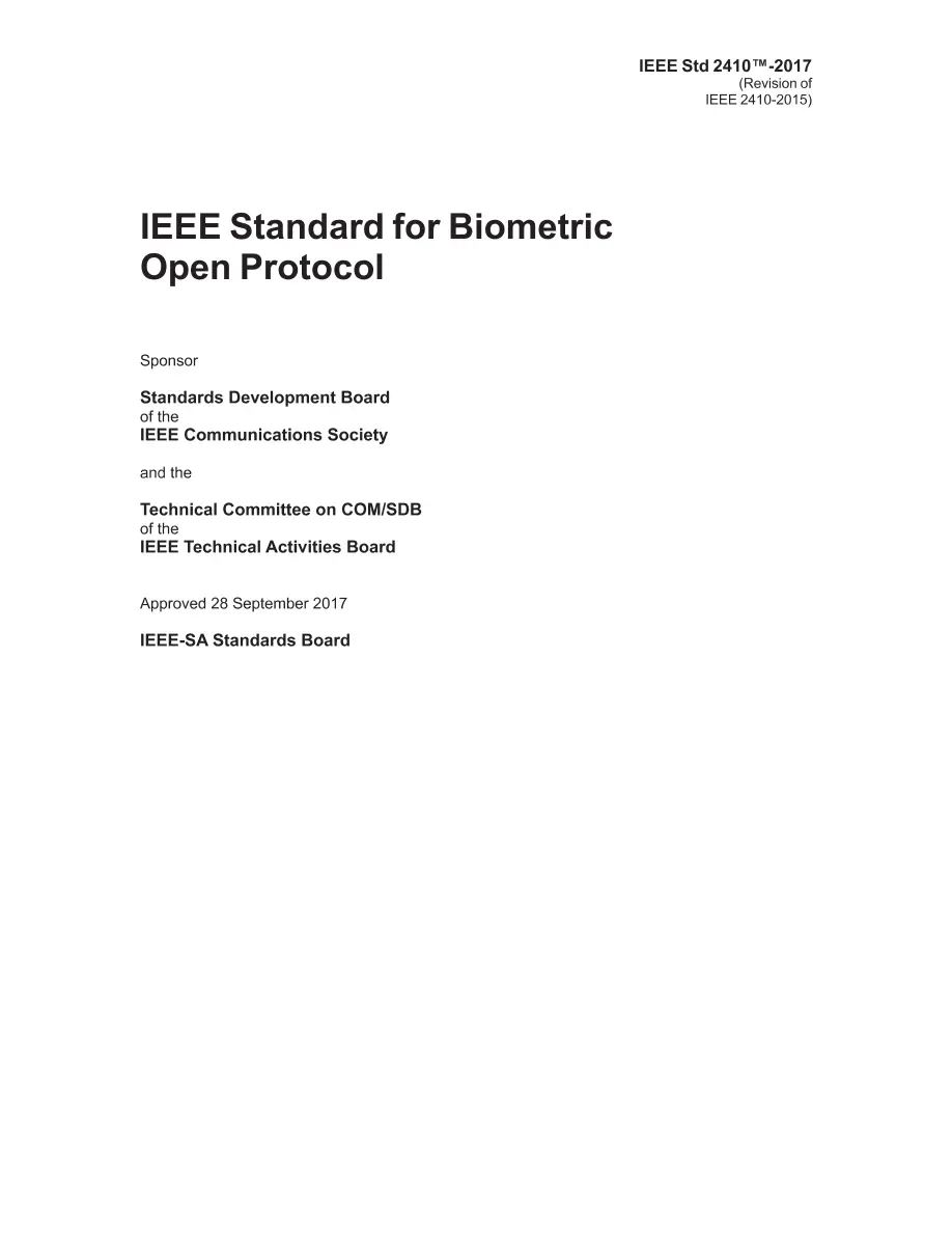 IEEE 2410-2017 IEEE 2410-2017 pdf