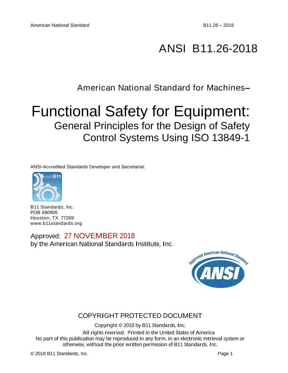 B11 B11.26-2018 B11 B11.26-2018 pdf