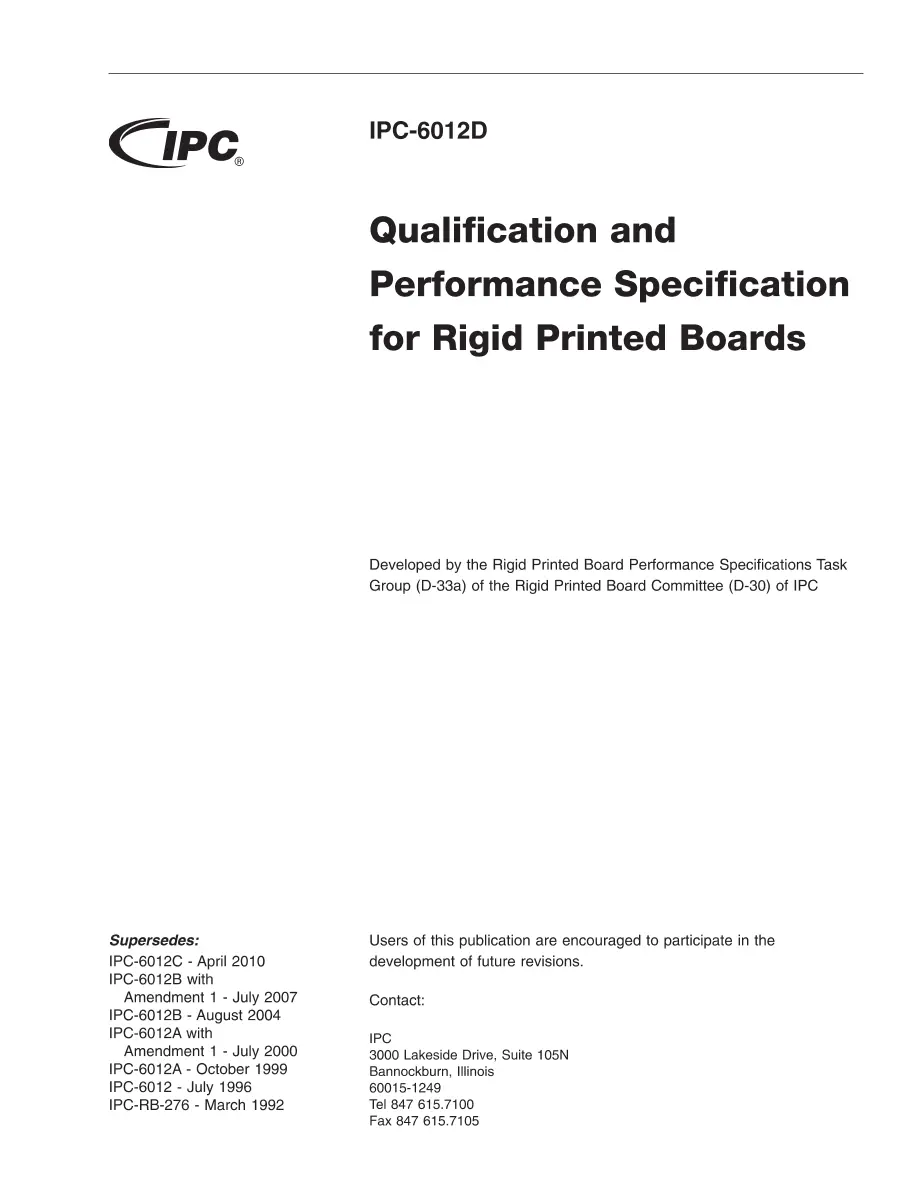 IPC 6012D IPC 6012D pdf