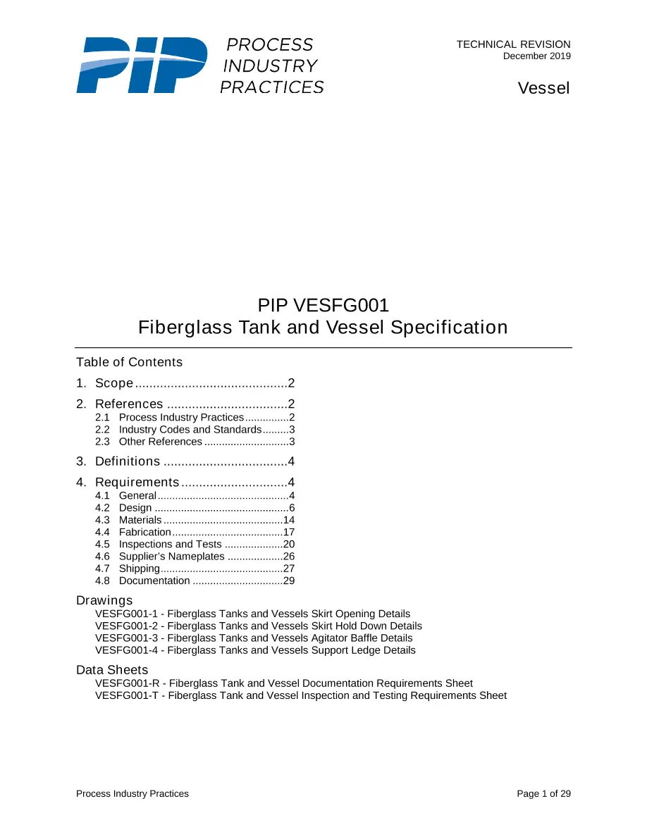 PIP VESFG001 PIP VESFG001 pdf