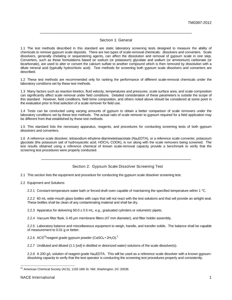 NACE TM0397-2012 NACE TM0397-2012 pdf