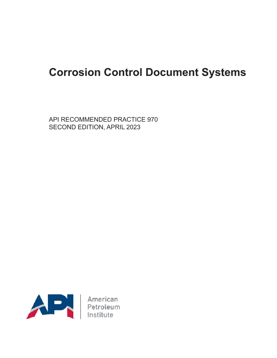 API RP 970 Second Edition API RP 970 Second Edition pdf