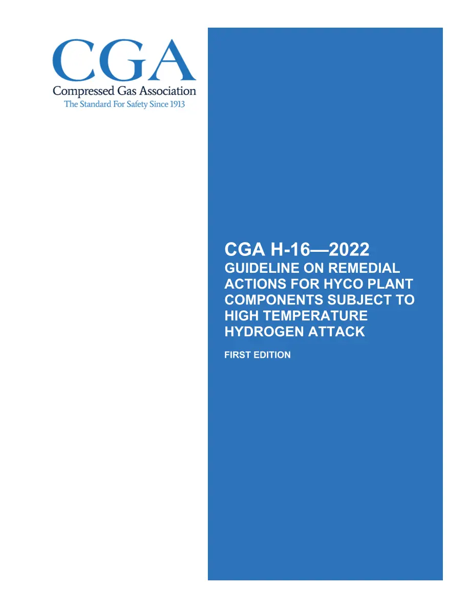 CGA H-16 CGA H-16 pdf