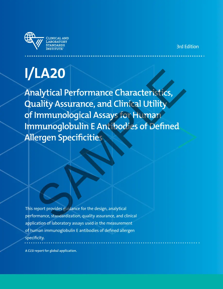 CLSI I/LA20 CLSI I/LA20 pdf