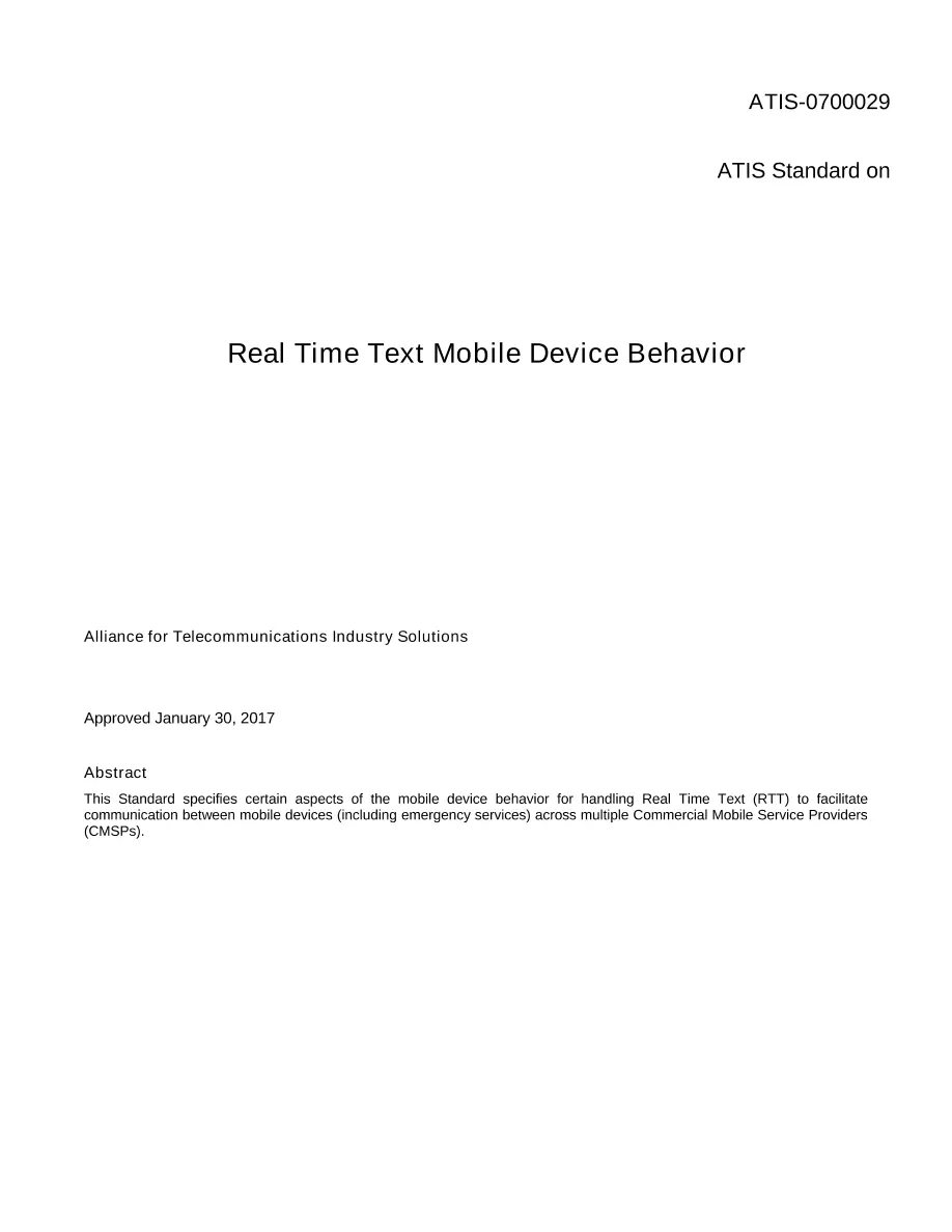 ATIS 0700029 pdf