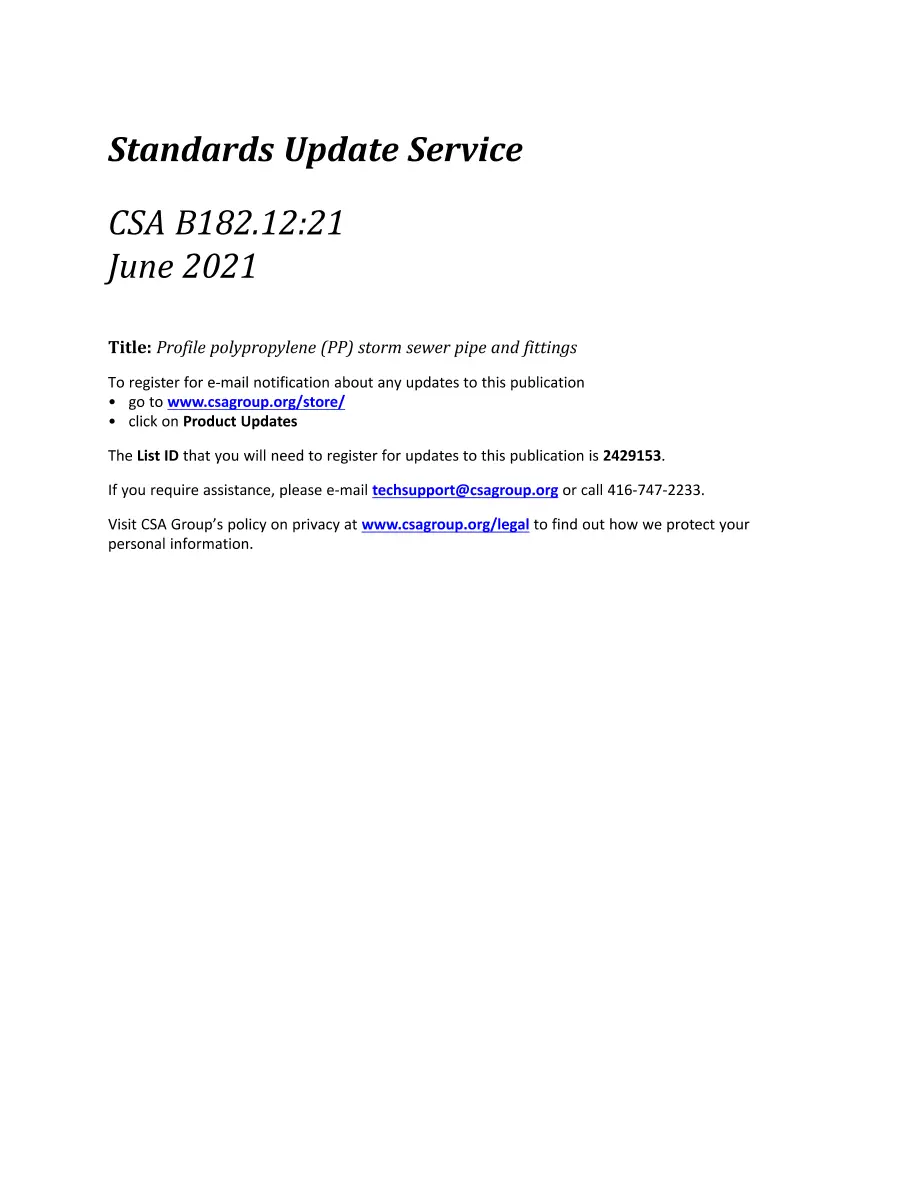 CSA B182.12:21 CSA B182.12:21 pdf