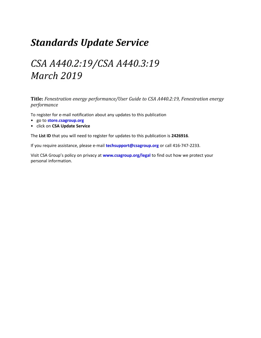 CSA A440.2:19/A440.3:19 CSA A440.2:19/A440.3:19 pdf