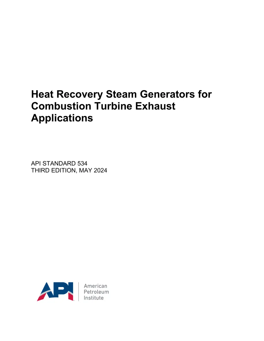 API Standard 534 Third Edition PDF API Standard 534 Third Edition PDF