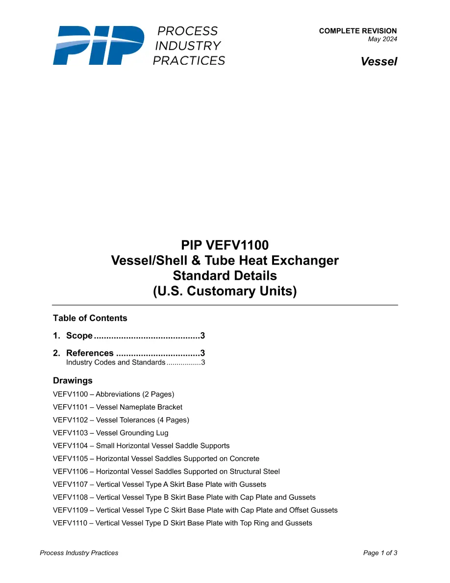 PIP VEFV1100 PIP VEFV1100 pdf