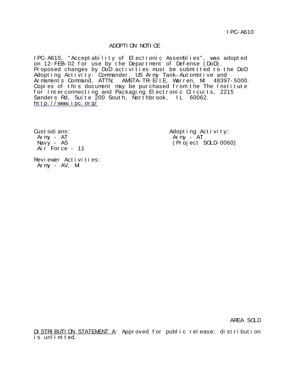 IPC A-610H IPC A-610H pdf