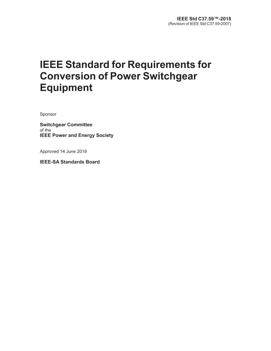 IEEE C37.59-2018 IEEE C37.59-2018 pdf