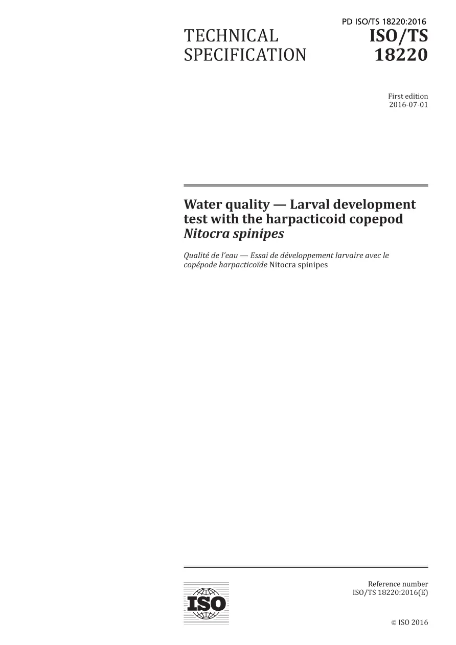 BS PD ISO/TS 18220:2016 BS PD ISO/TS 18220:2016 pdf
