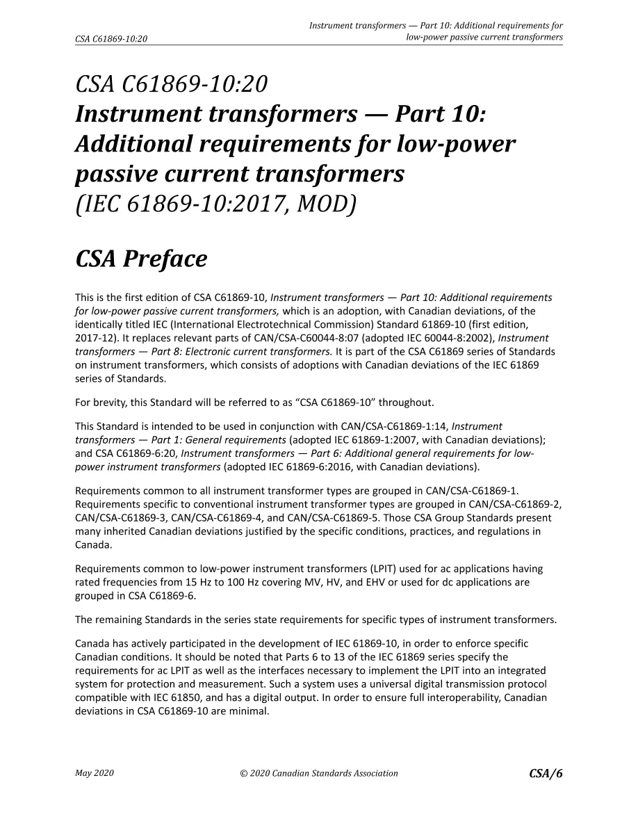 CSA C61869-10:20 CSA C61869-10:20 pdf