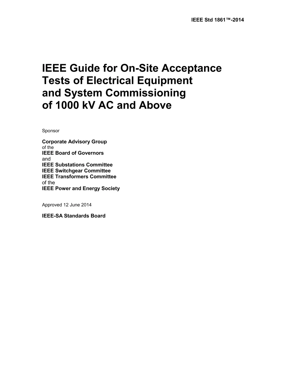 IEEE 1861-2014 IEEE 1861-2014 pdf