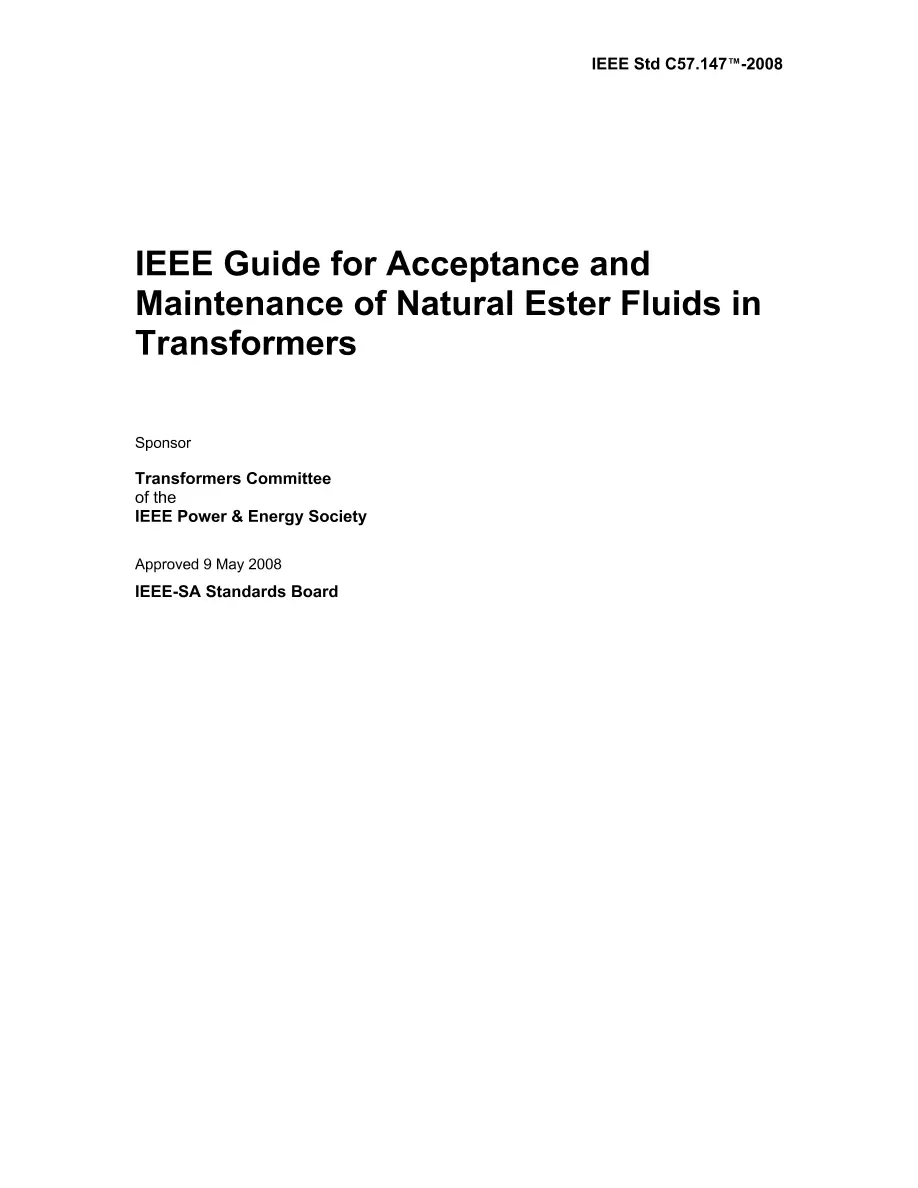 IEEE C57.147-2008 IEEE C57.147-2008 pdf