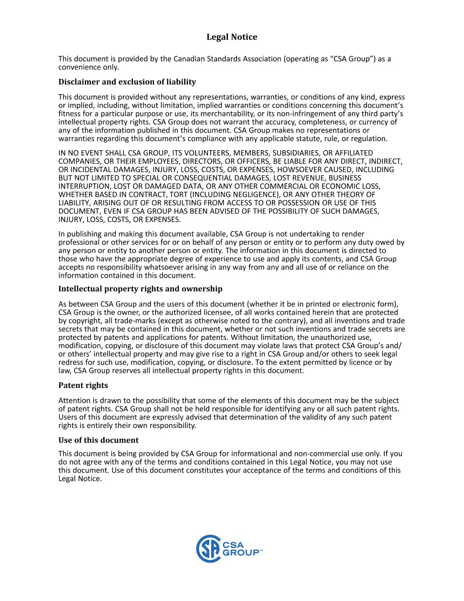 CSA SPE-115:21 CSA SPE-115:21 pdf