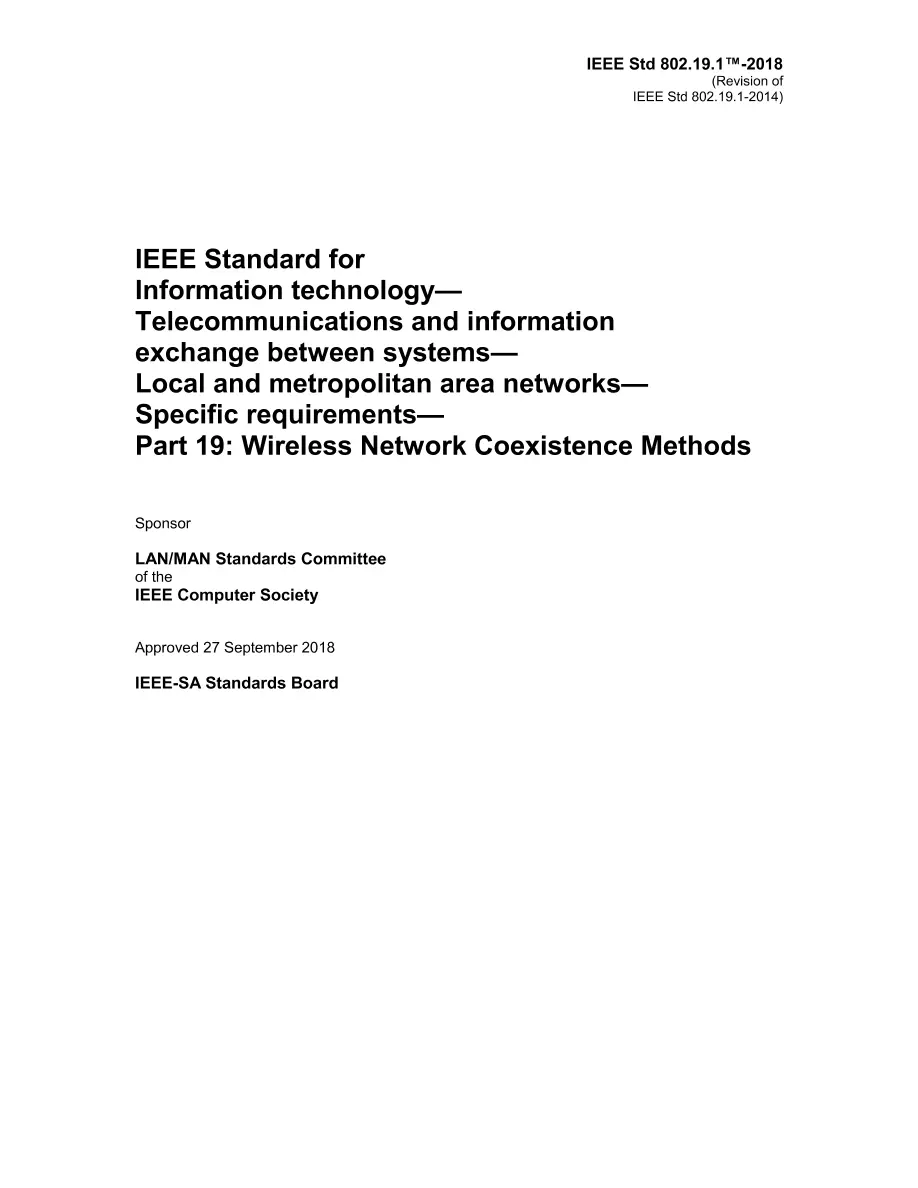IEEE 802.19.1-2018 IEEE 802.19.1-2018 pdf