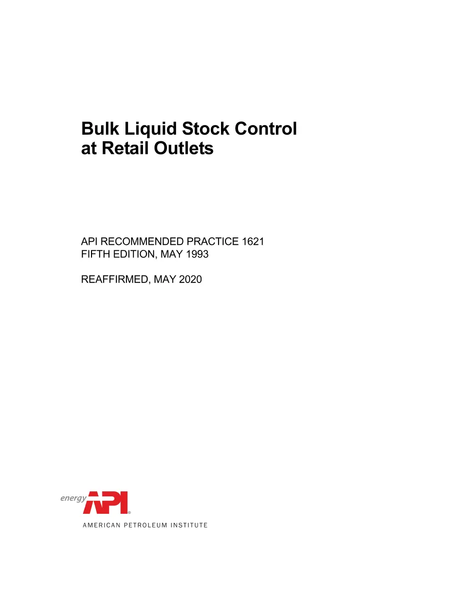 API RP 1621 (R2020) API RP 1621 (R2020) pdf