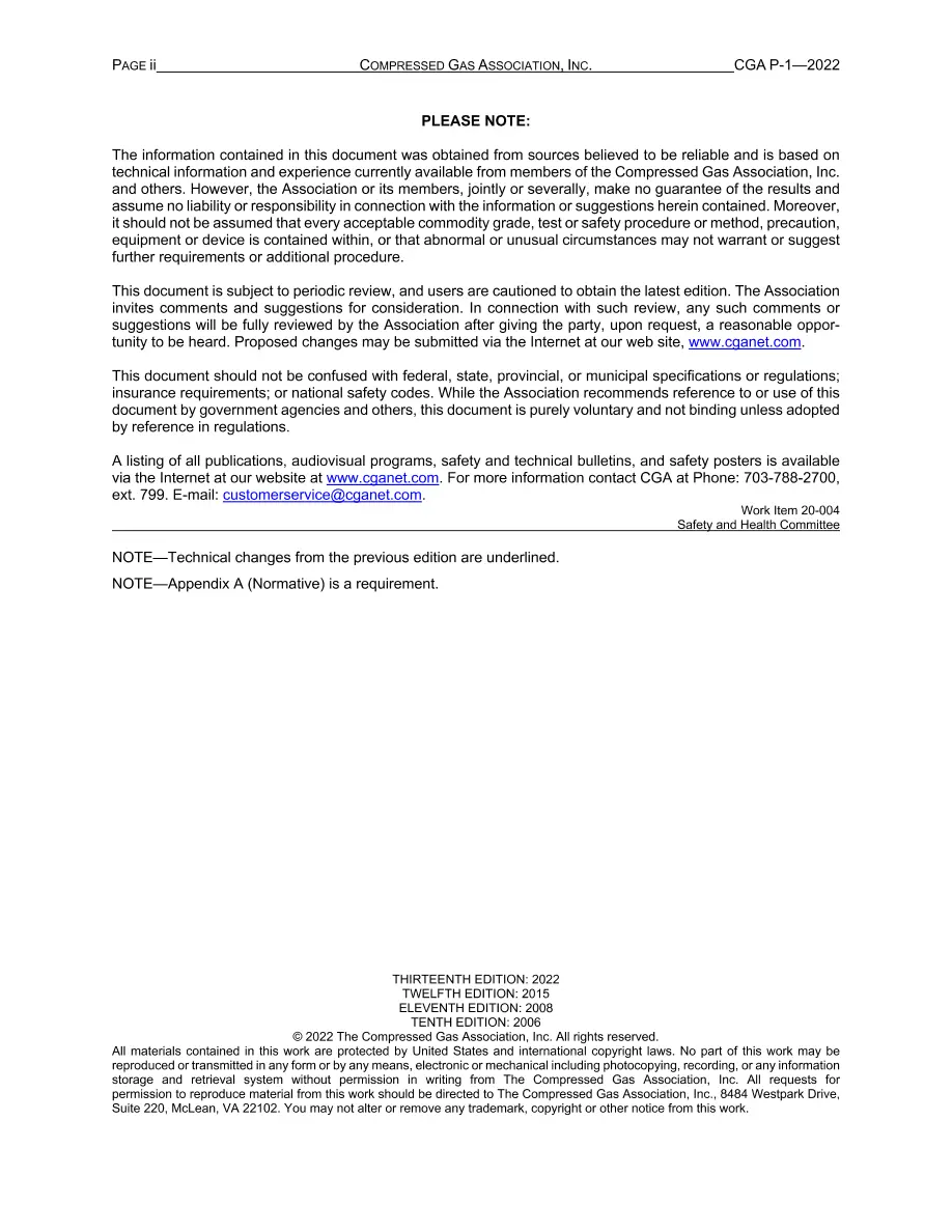 CGA P-1 CGA P-1 pdf