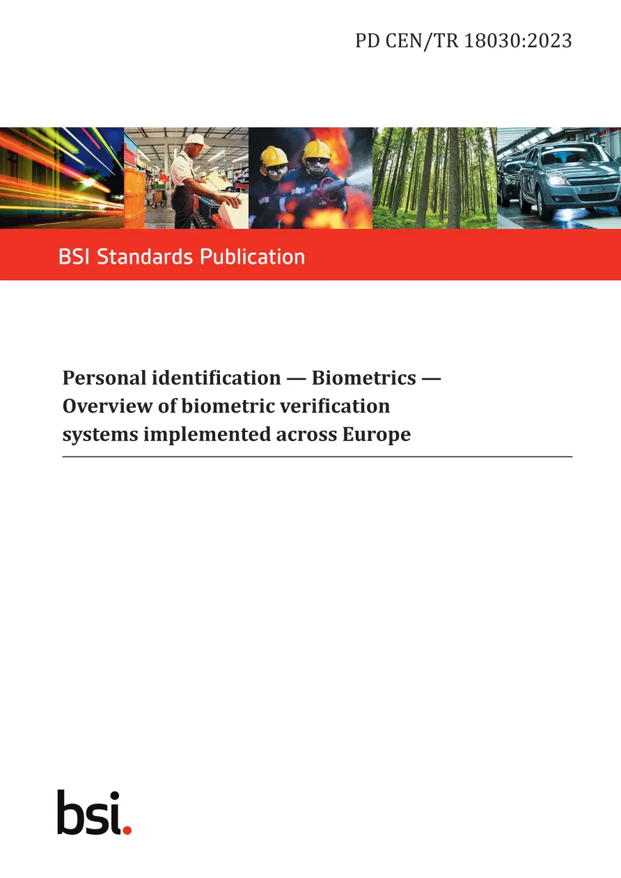 BS PD CEN/TR 18030:2023 BS PD CEN/TR 18030:2023 pdf
