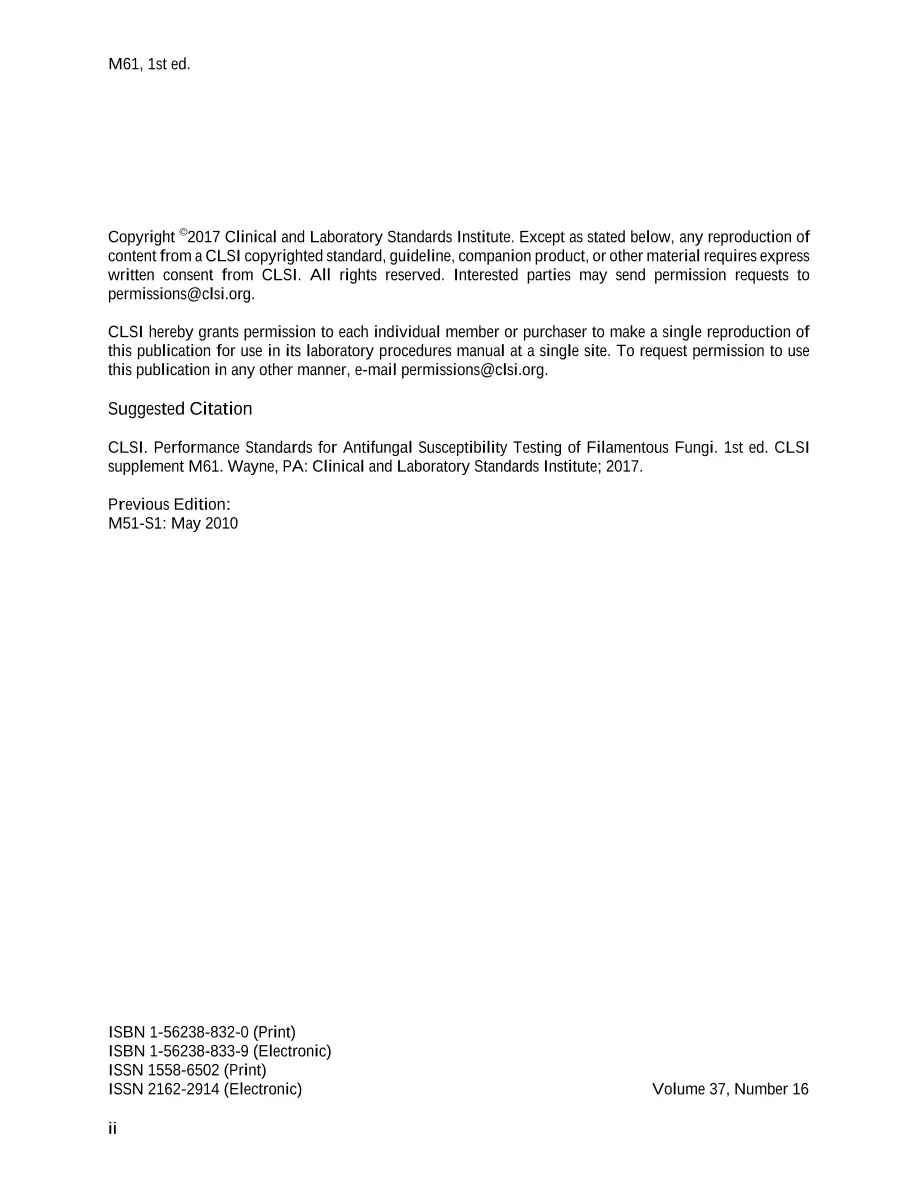 CLSI M61 pdf