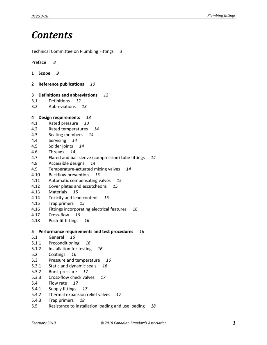 CSA B125.3-18 CSA B125.3-18 pdf