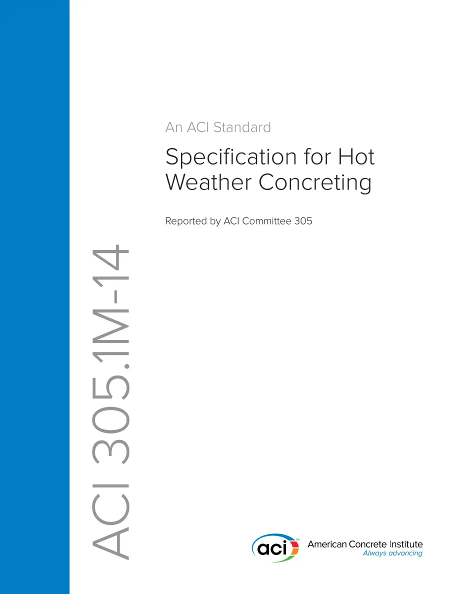 ACI 305.1M-14 ACI 305.1M-14 pdf